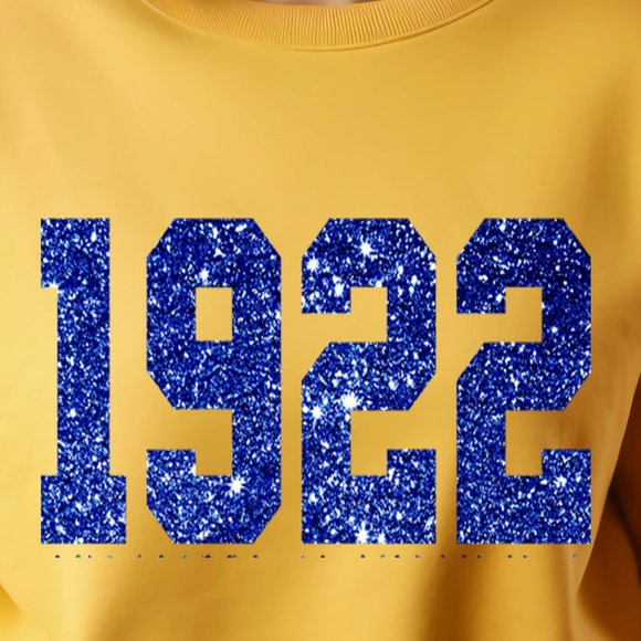 sigma gamma rho tshirt/ 1922 glitter Sweatshirt/ - Picture 3 of 3